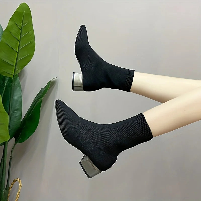The Mira Knit Boot