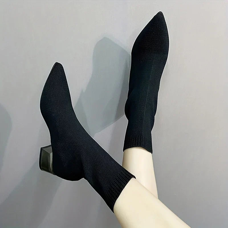 The Mira Knit Boot