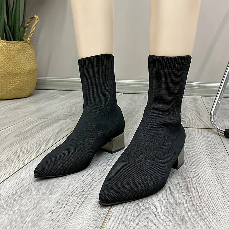 The Mira Knit Boot