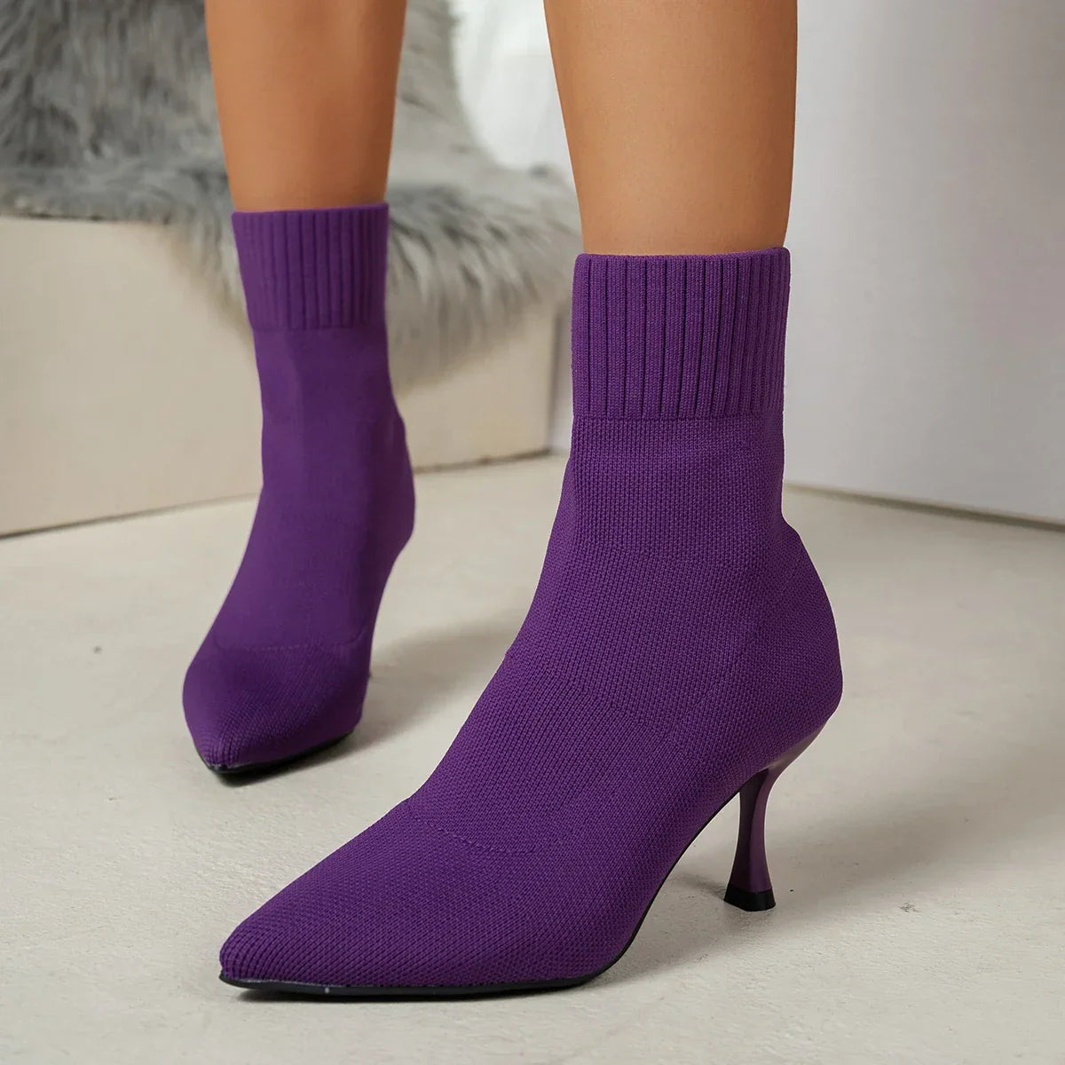 The Noa Knit Boot