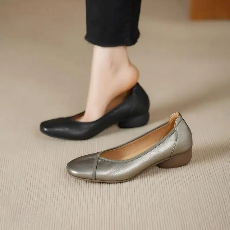 The Elise Low-Heel Pump